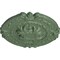 Ekena Millwork Southampton Ceiling Medallion (Fits Canopies up to 2 3/4"), 16 3/8"OD x 1 3/4"P, Athenian Green CM17SOAGF - alternate 4